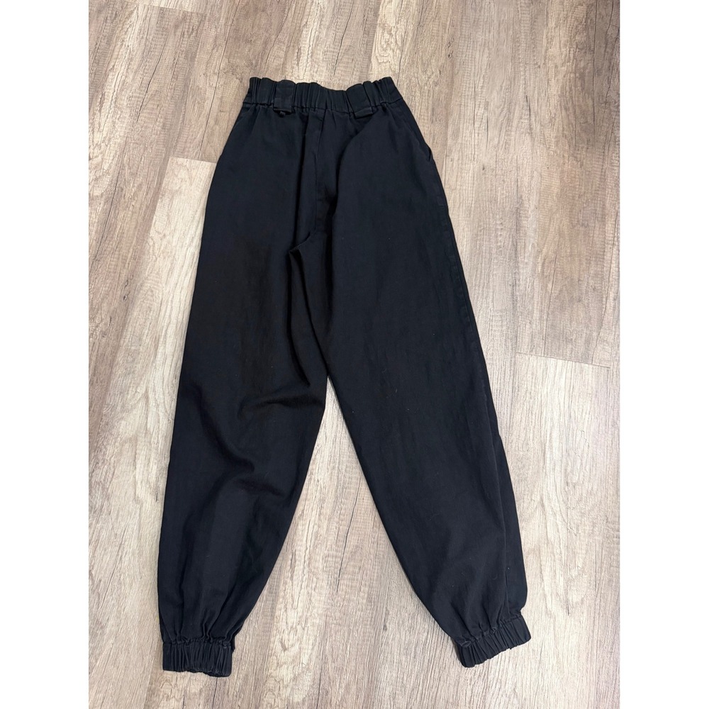 I.AM.GIA Jogger Pants Womens XS Black Elastic‎ Waist Cargo Streetwear Gorpcore